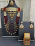Hyderabdi 7 Layer Dhulan set with Choker