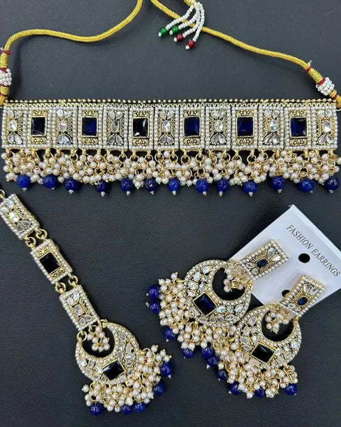 Long Tika Party Wear Set