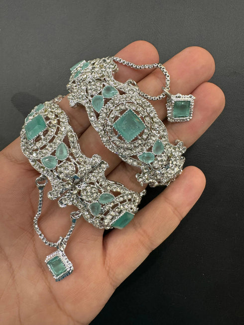 Egyptian cut stone bangles