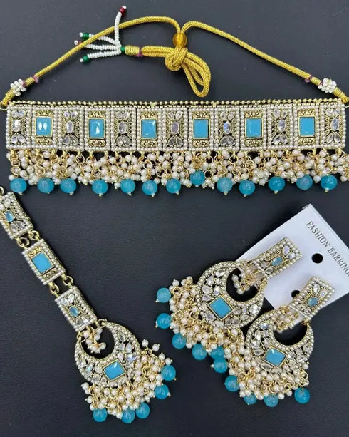 Long Tika Party Wear Set