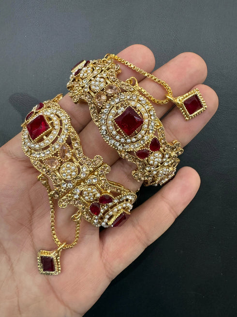 Egyptian cut stone bangles