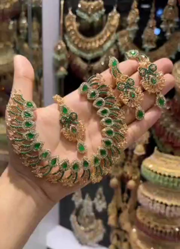 Cut Work Turkish Ad Zircon sets