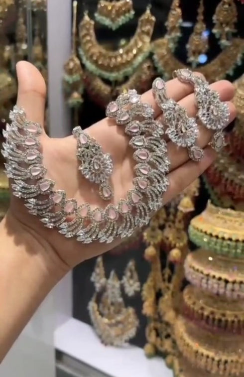 Cut Work Turkish Ad Zircon sets