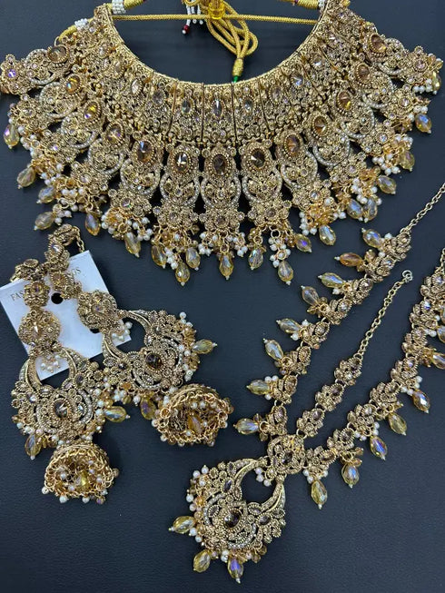Casting Zircon Mathapatti Bridal sets