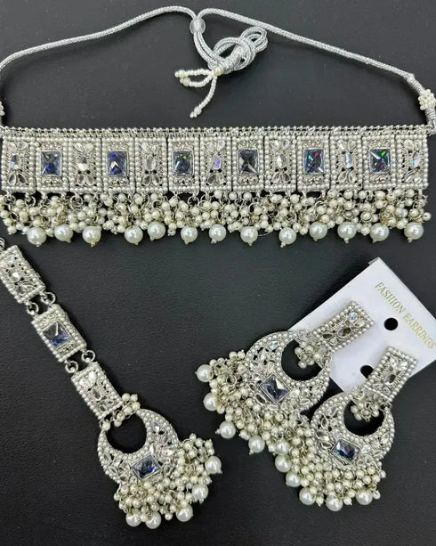 Long Tika Party Wear Set