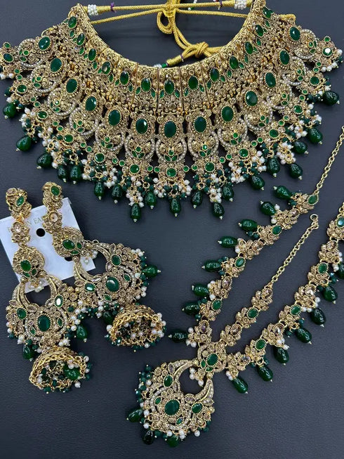 Casting Zircon Mathapatti Bridal sets