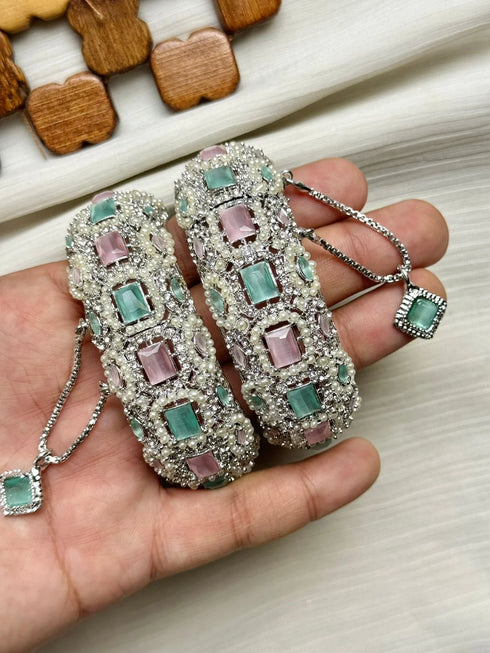 Zircon Casting Dhopra Bangles