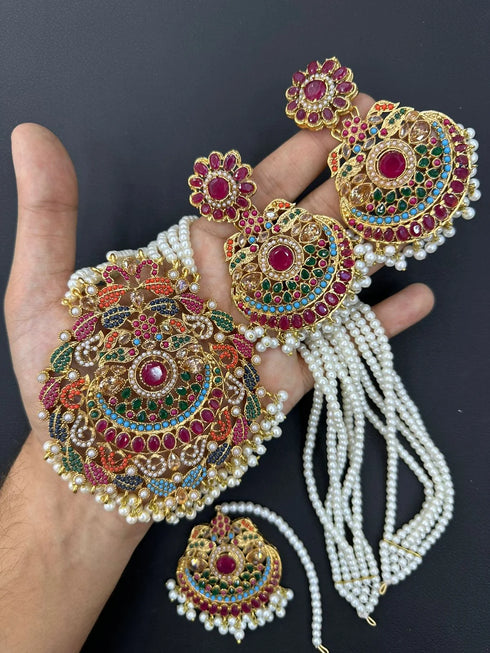 Floral Touch Multi Coloured Special Mala Sets