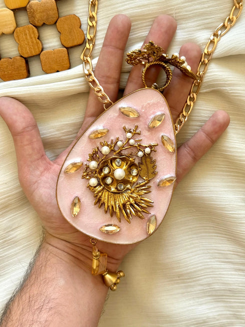 Regal Handcrafted Statement Clutch