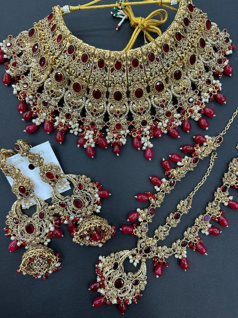 Casting Zircon Mathapatti Bridal sets
