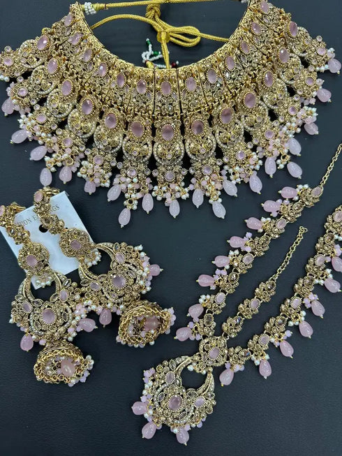 Casting Zircon Mathapatti Bridal sets