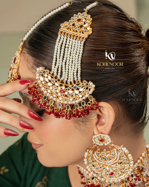 Kundan Paratha Jhumar Set