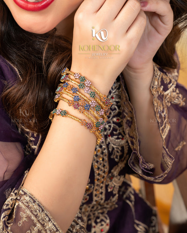 Gulzaar Polki  Bangles