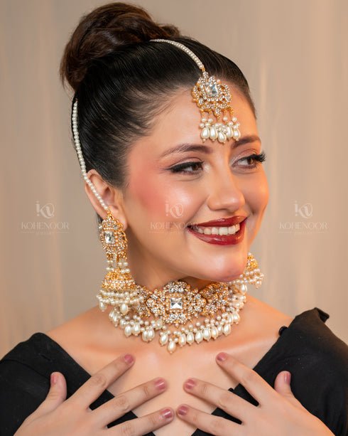 Single Stone Choker Set