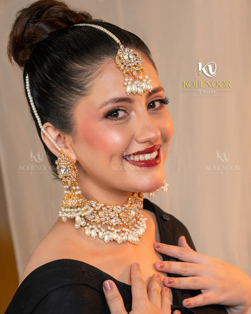 Single Stone Choker Set