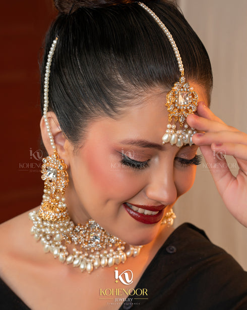 Single Stone Choker Set