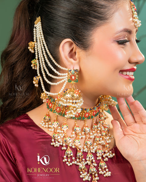 HYDRABADI CHOKER SET