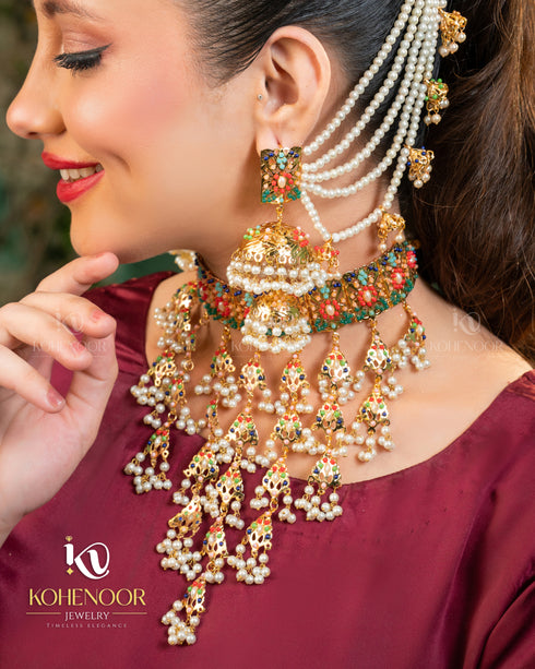 HYDRABADI CHOKER SET