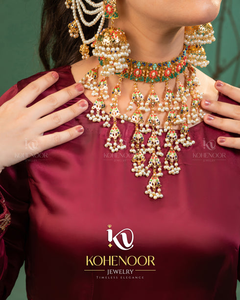 HYDRABADI CHOKER SET