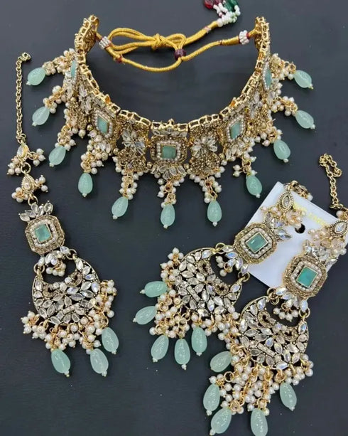 Collar Party Wear Set
