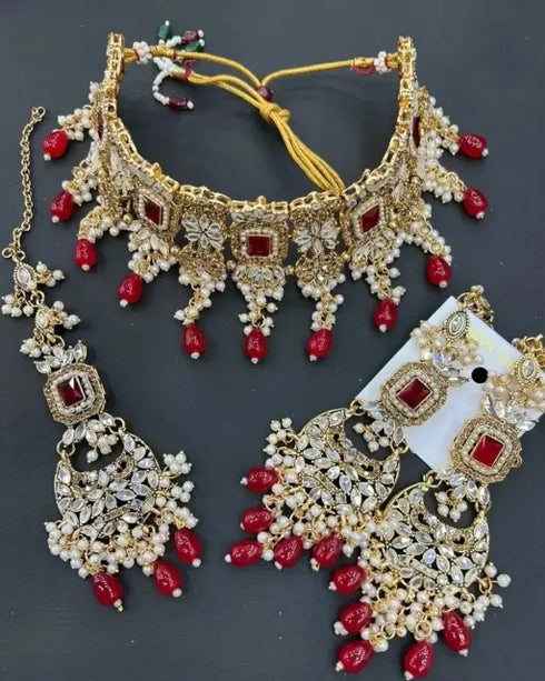 Collar Party Wear Set