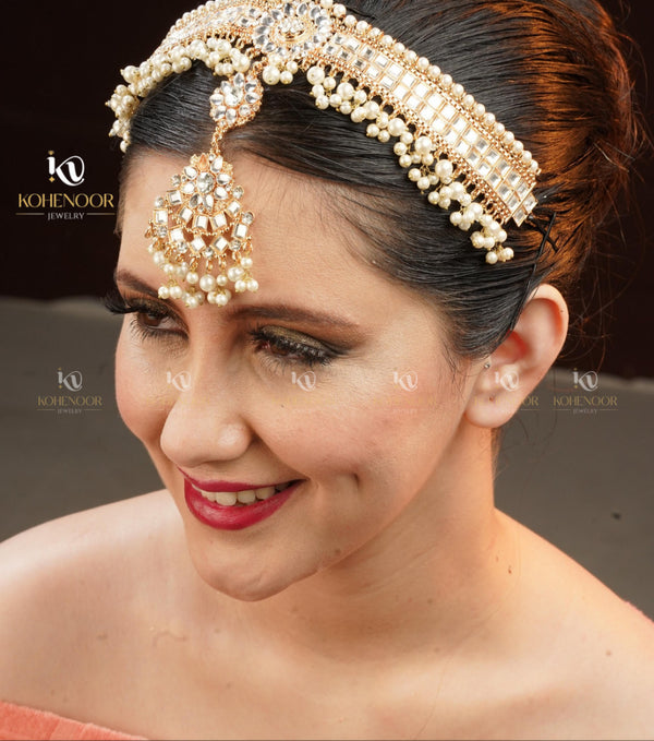 Mathapatti 2 layers kundan Mirror