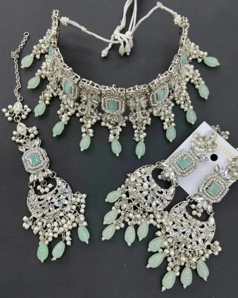 Collar Party Wear Set