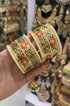 Hyderabadi Openable Bangles with Jhumke