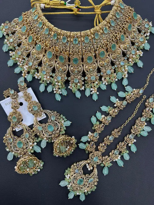 Casting Zircon Mathapatti Bridal sets