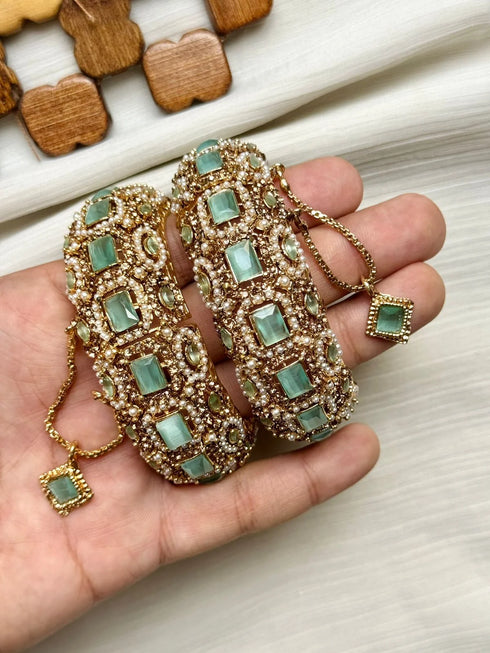 Zircon Casting Dhopra Bangles