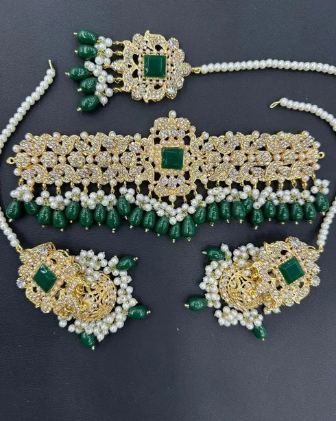 Single Stone Choker Set