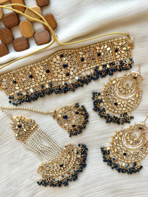 Kundan Paratha Jhumar Set