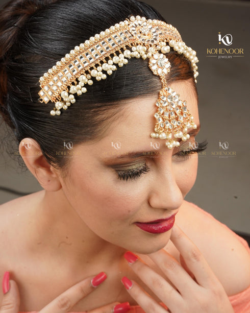 Mathapatti 2 layers kundan Mirror