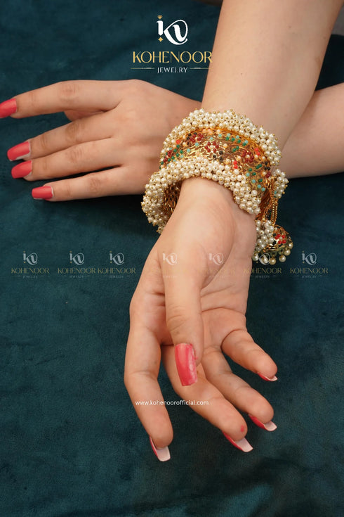 Hydrabadi Gajra Openable Bangles