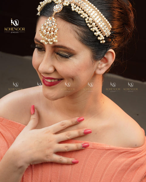 Mathapatti 2 layers kundan Mirror