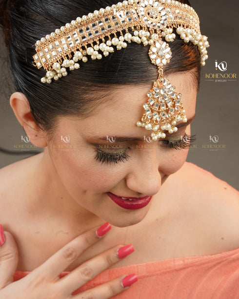 Mathapatti 2 layers kundan Mirror