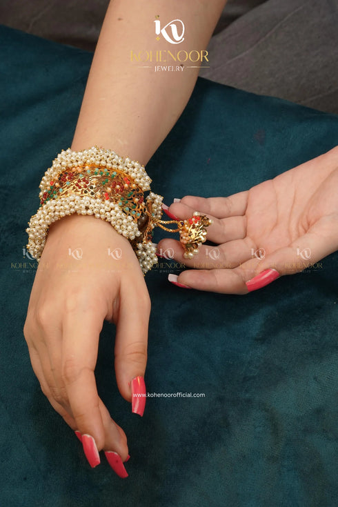 Hydrabadi Gajra Openable Bangles