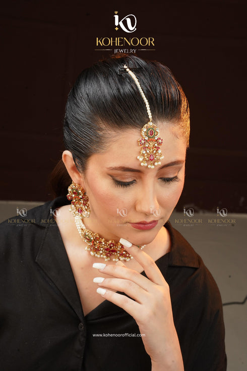 Party Wear Floral Moti set