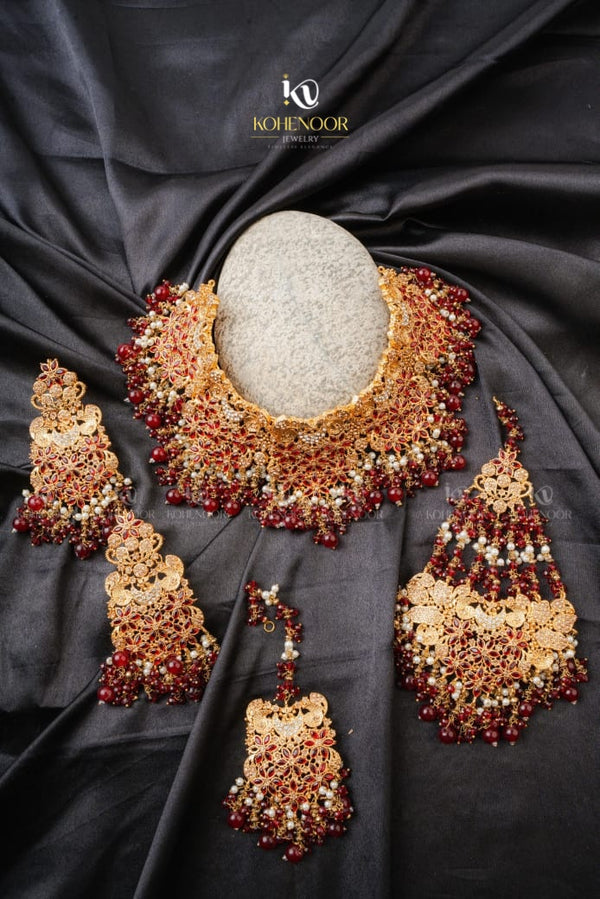 Jhumar Bridal Collar Oval