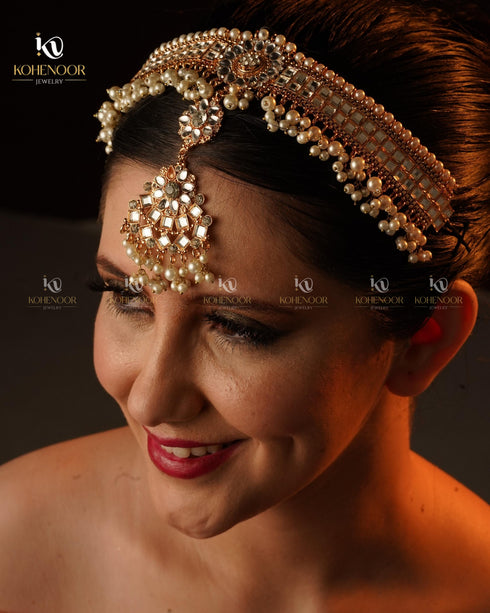 Mathapatti 2 layers kundan Mirror